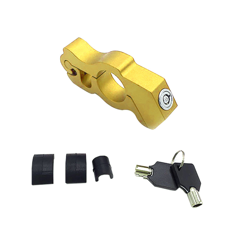 CBS CNC kormányzár, alumínium ötvözet, hordozható tolvajtávvédelmi zár motorkerékpárhoz és elektromos kerékpárhoz, súly kb. 300 g, modell CBS