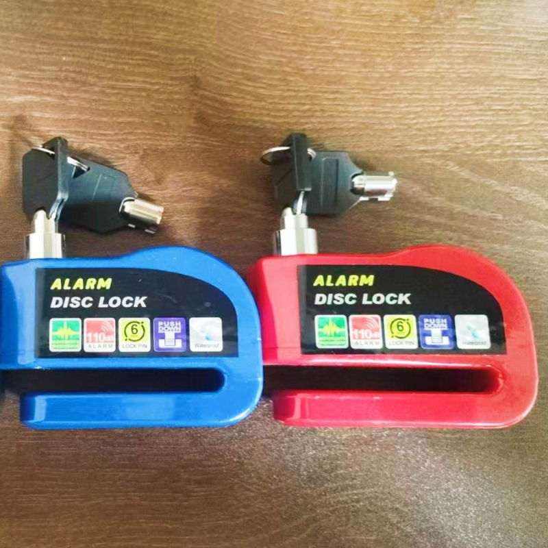 Patentirani alarmni zaključav za disk kočnice - model HJ-6, aluminijska legura, 240 g, za električna vozila i motocikle