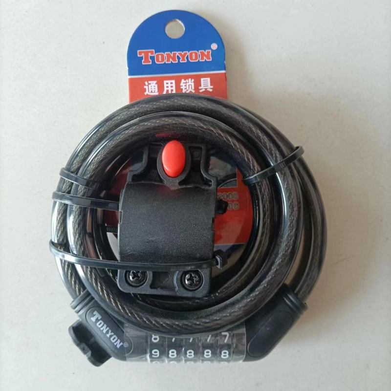 Brava za bicikl, kabelska zaključavka s kombinacijom za planinske bicikle TY566/TY5612