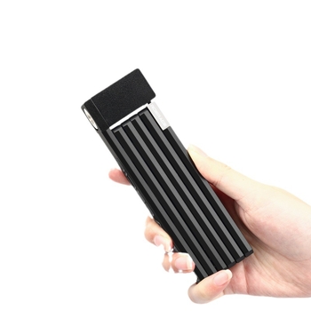 Riderace sklopivi lančani katanc – metalni, prilagodljiv, za bicikle, električne bicikle i motocikle