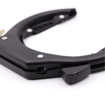 Zatvarač protiv krađe za bicikl s dizajnom u obliku potkove; materijal: željezo+ABS+cinkova zlitina; marka Golden Key; pogodno za bicikle i električne bicikle; težina 1230 g; moderni minimalistčki stil.