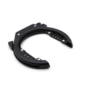 Zatvarač protiv krađe za bicikl s dizajnom u obliku potkove; materijal: željezo+ABS+cinkova zlitina; marka Golden Key; pogodno za bicikle i električne bicikle; težina 1230 g; moderni minimalistčki stil.