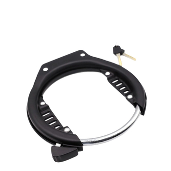 Zatvarač protiv krađe za bicikl s dizajnom u obliku potkove; materijal: željezo+ABS+cinkova zlitina; marka Golden Key; pogodno za bicikle i električne bicikle; težina 1230 g; moderni minimalistčki stil.