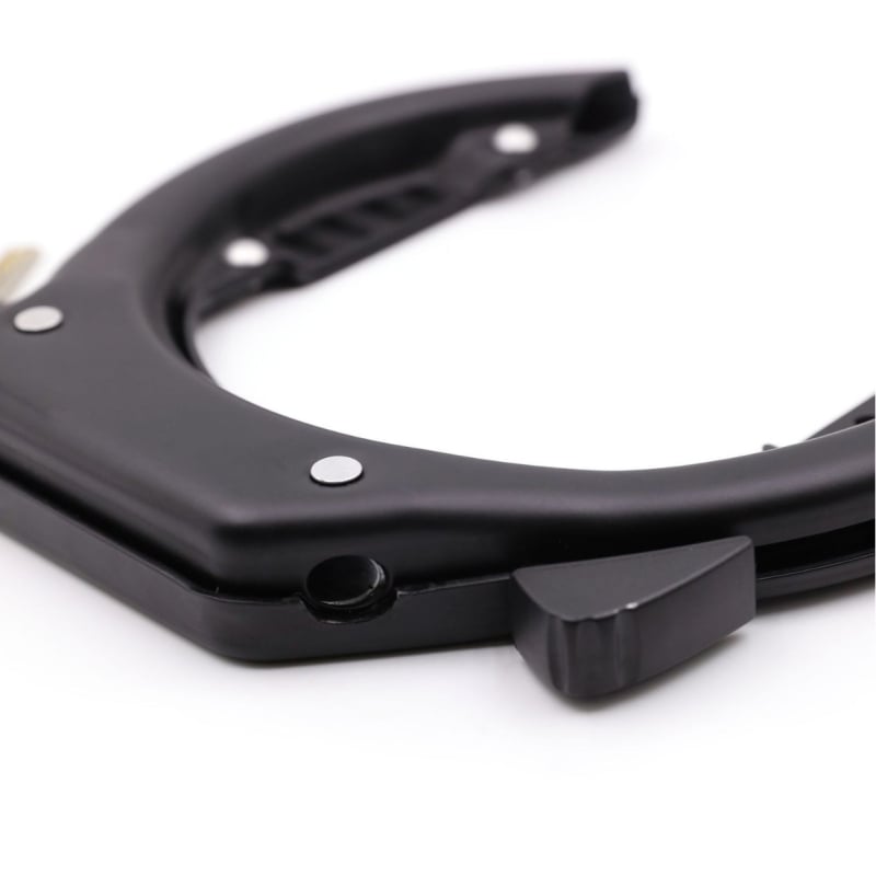 Zatvarač protiv krađe za bicikl s dizajnom u obliku potkove; materijal: željezo+ABS+cinkova zlitina; marka Golden Key; pogodno za bicikle i električne bicikle; težina 1230 g; moderni minimalistčki stil.