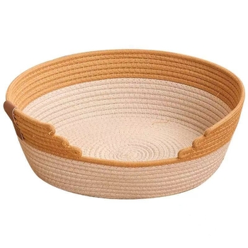 Cuib pentru pisici din sfoară de bumbac — pentru toate sezoanele, pentru pisici, menține cald, origine Shandong