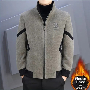 Muška kapucja od corduroya s zajčjom dlakom, korejski stil, casual vanjska jakna