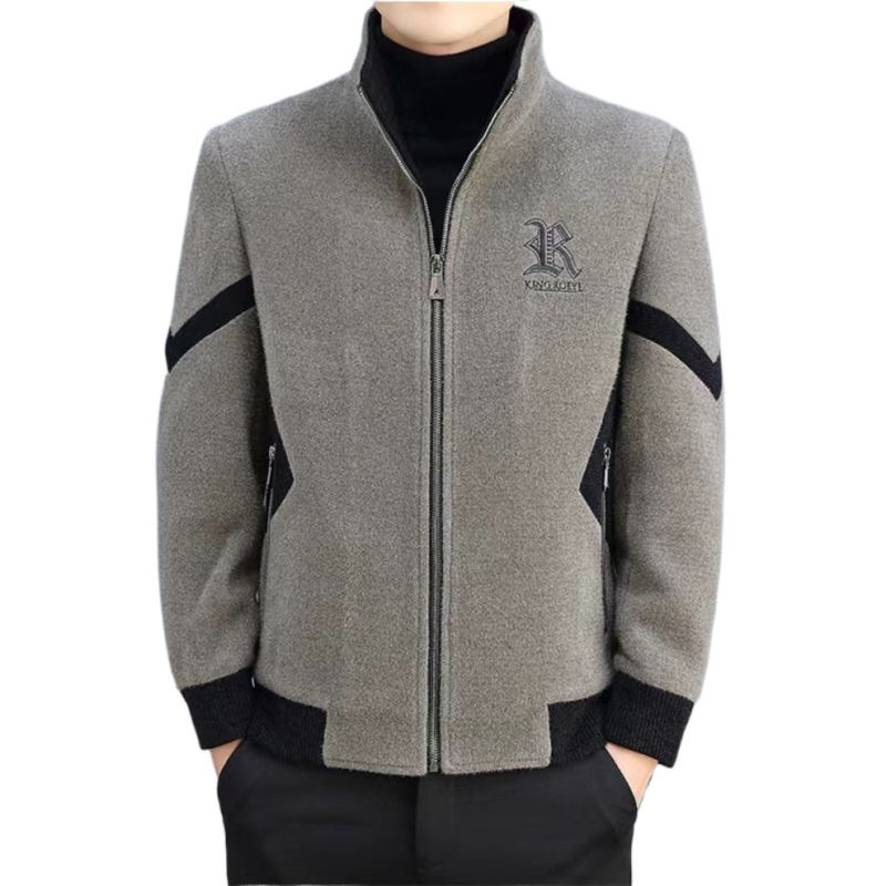 Muška kapucja od corduroya s zajčjom dlakom, korejski stil, casual vanjska jakna