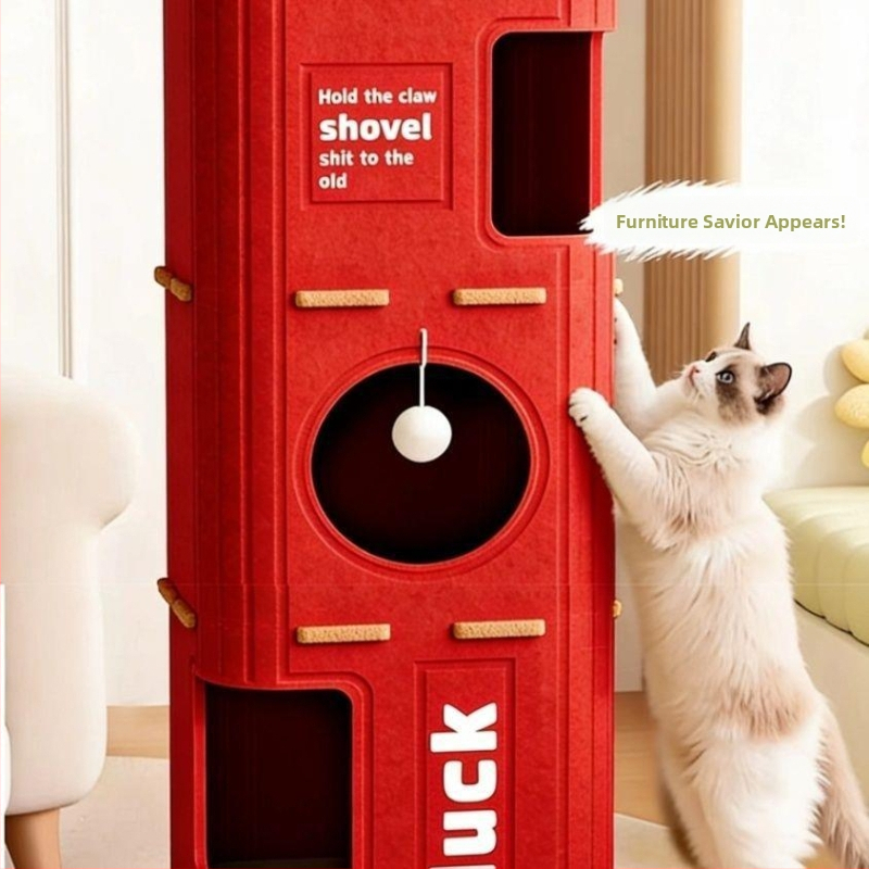 Macska odú és mászóváz, négy évszakos, zárt villa fleece-béléssel — Anyag: Poliészter; Stílus: Cuki; Márka: Egyéb