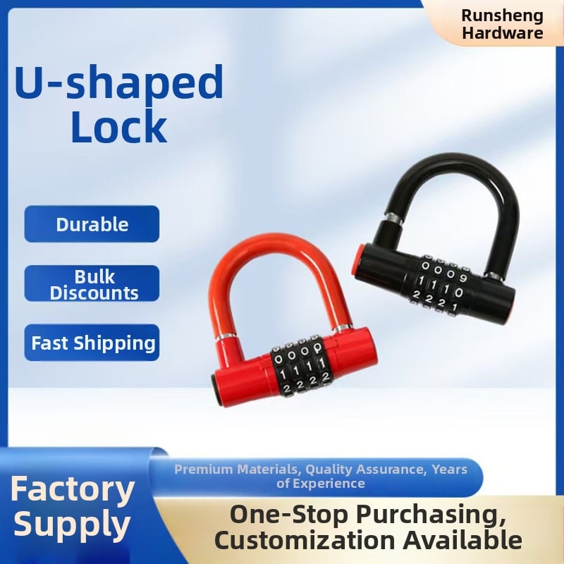 U-oblik katnica za vitrine s lozinkom, materijal PVC i cinkov spoj, debljina šiljka 11,6 mm, razmak između šiljaka 91,2 mm