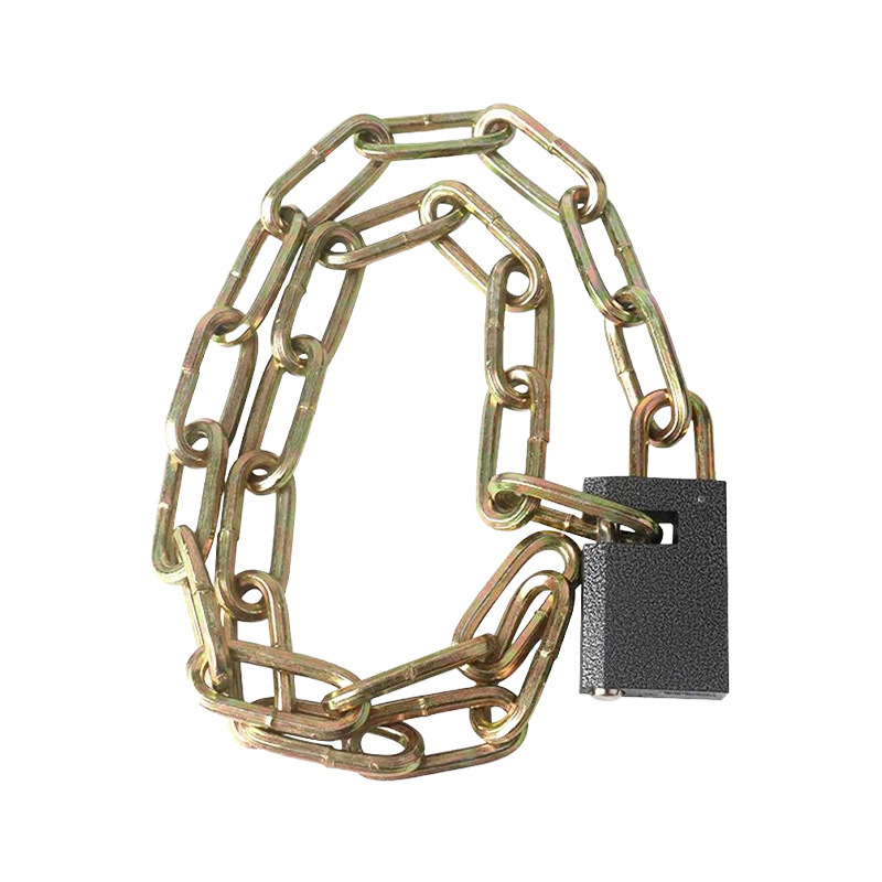Lančani zaključak za bicikle, električna vozila i motocikle — ojačani legirani lanac, 4 mm, tri duljinska izbora, model Key Chain Lock
