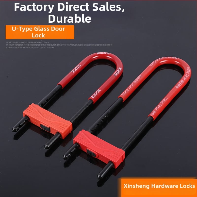 U‑tip protiv-kradni zaključavanje za staklena vrata trgovine, čelično tijelo, Xinsheng, namijenjeno trgovini, težina 1,42 kg