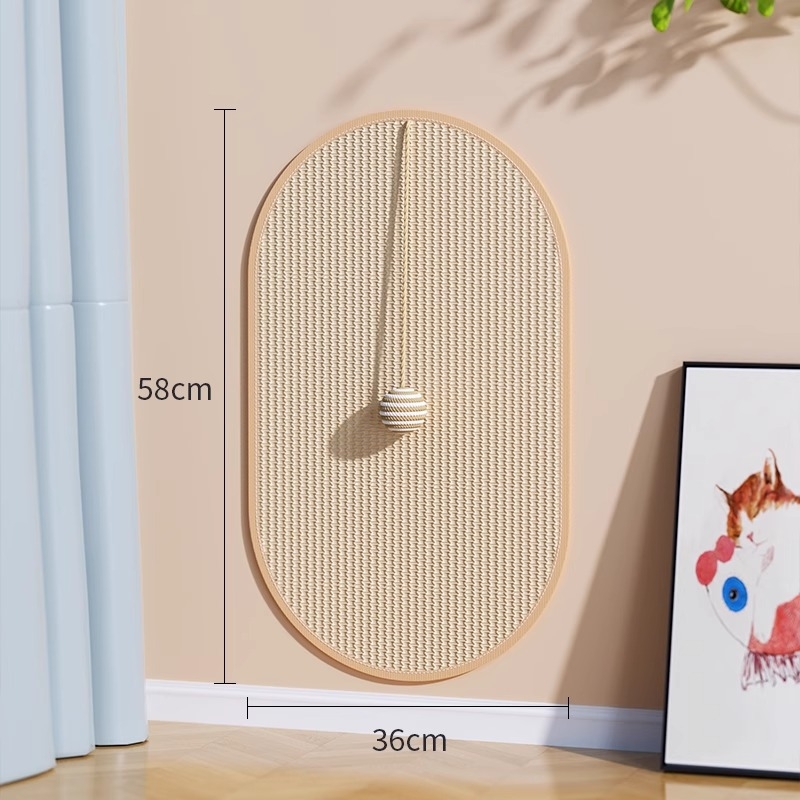 Grebalica za mačke, sizal materijal, model ZP-LBASAN, jednostavan stil (model ZP-LBASAN; materijal: sizal; stil: jednostavan)