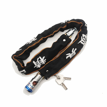 Lančana zaključavka s platnenom navlakom, model 810, od legirane čelika, Hengshen, za motocikle i električna vozila, 845 g