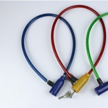 Încuietoare pentru bicicletă ZX1210 de CITIC — construcție din fier, PVC, plastic; greutate 65; pentru biciclete și biciclete de munte