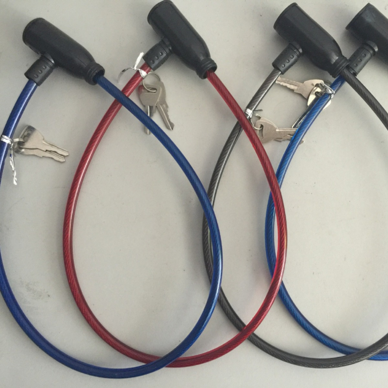 Încuietoare pentru bicicletă ZX1210 de CITIC — construcție din fier, PVC, plastic; greutate 65; pentru biciclete și biciclete de munte