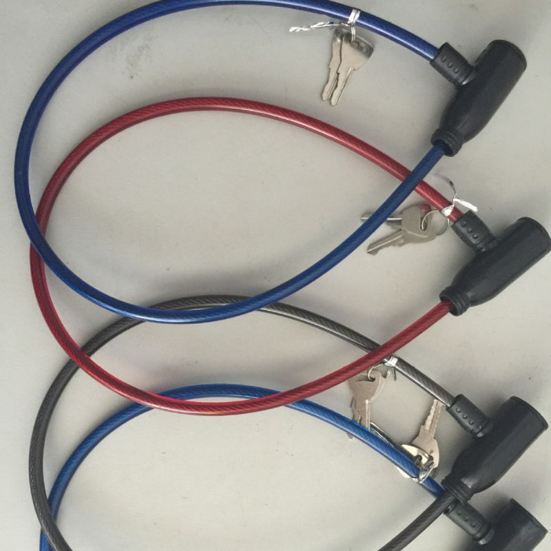 Încuietoare pentru bicicletă ZX1210 de CITIC — construcție din fier, PVC, plastic; greutate 65; pentru biciclete și biciclete de munte