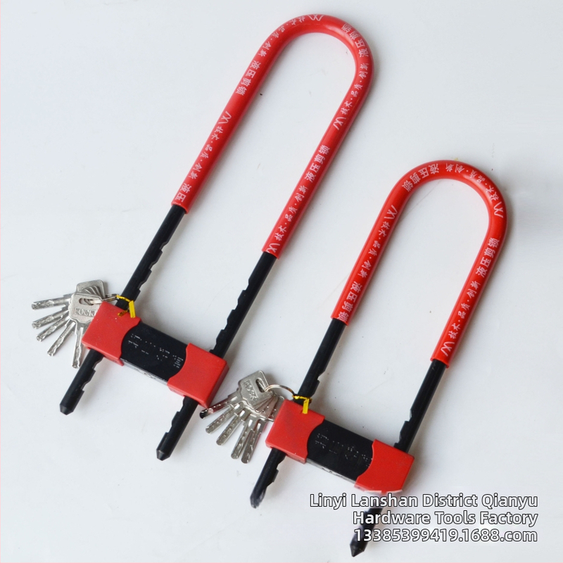 Brava protiv krađe, U-oblik zaključavanje za staklena vrata i trgovine, moderan minimalistički stil, marka Qian Yu.