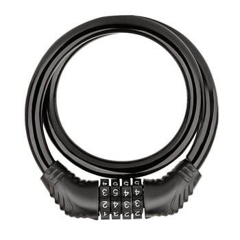 Key Ma 65 Leather Ring Lock – zaključavanje bicikla s čeličnim kabelom i ABS glavom, PVC+čelični kabel; pogodno za bicikle, motocikle i električna vozila