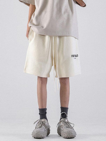 Muške ljetne široke šortse korejskog stila, sportsko-plažni izgled, poliester, sadržaj glavnog materijala 30–50%