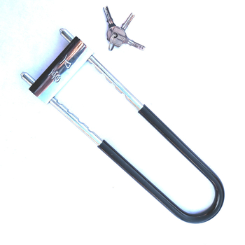 Satellite brava za staklena vrata, produženi U-oblik zatvarač, aluminijska legura, protiv hidrauličkog rezanja