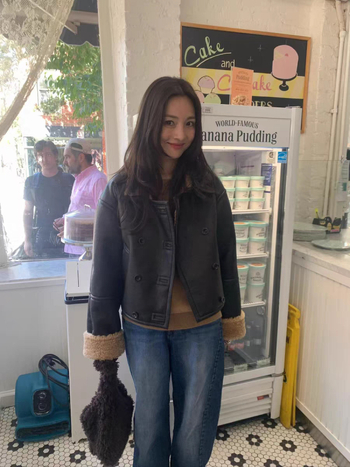 Palton din PU cu rever, închidere dublă, croială lejeră, mâneci lungi, stil coreean/japonez, iarnă 2025