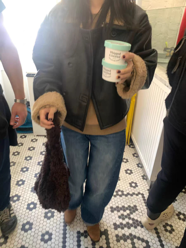 Palton din PU cu rever, închidere dublă, croială lejeră, mâneci lungi, stil coreean/japonez, iarnă 2025