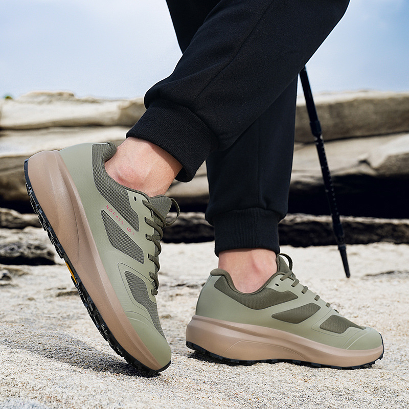 Pantofi de drumeție pentru bărbați – respiranți, partea superioară TPU+mesh, talpă exterioară antiderapantă din cauciuc, talpă intermediară din cauciuc, căptușeală interioară moale