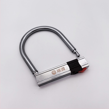 Motociklistička U-zaključnica s anti-pry dizajnom, čelično tijelo, model 215, 0,99 kg, namijenjena za motocikle i tricikle