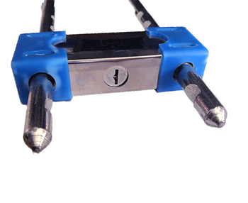 Oakman 1186 U-zaključnik za staklena vrata, motocikle i električna vozila — čelik visoke kvalitete