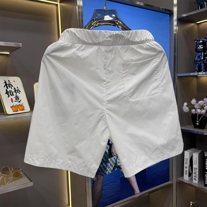 Muške ljetne capri šorceve, slobodan kroj, poliester, mladenački stil