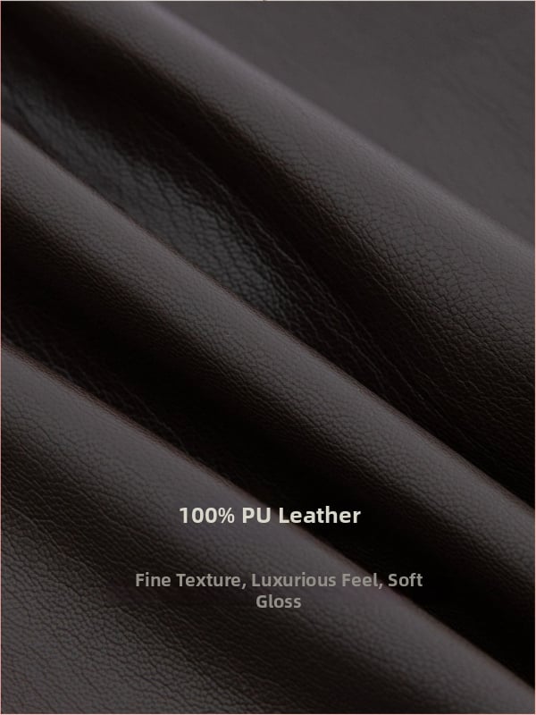 PU kožna jakna, batwing kroj, polo ovratnik, zatvaranje zipom, regularna duljina 50–65 cm