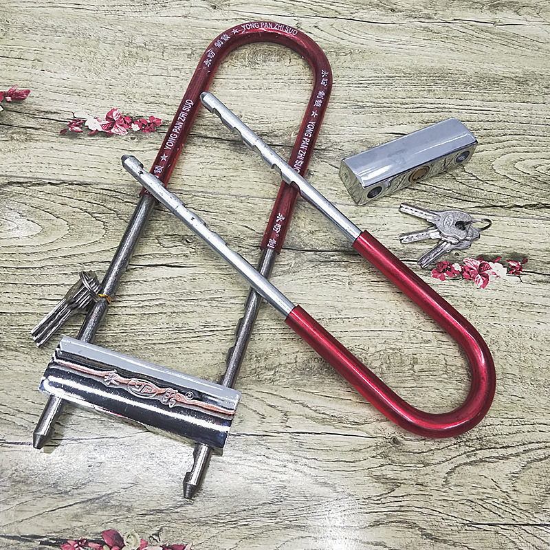 615U ugrađena brava za staklena vrata — željezo, 975 g, moderni stil