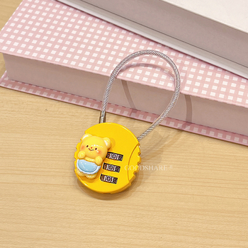 Mini zaključavanje s kodom – cartoon dizajn, 304 nehrđajući čelik, brava za ormariće u domovima i dvoranama, protiv krađe, Model: Drugo, Opseg primjene: Poslovna putovanja