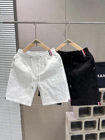 Muški šortsi od poliestera, ravni kroj, korejski stil, 80% glavnog materijala poliester, ljeto 2024