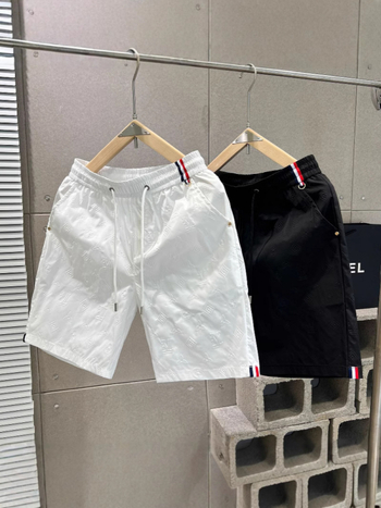 Muški šortsi od poliestera, ravni kroj, korejski stil, 80% glavnog materijala poliester, ljeto 2024