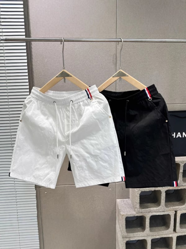 Muški šortsi od poliestera, ravni kroj, korejski stil, 80% glavnog materijala poliester, ljeto 2024