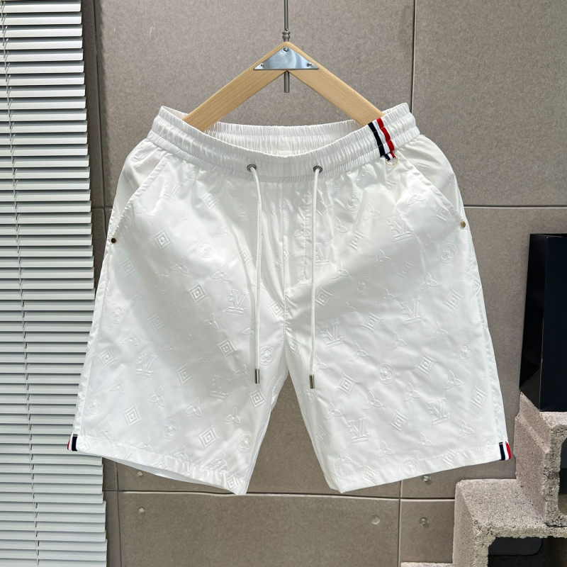 Muški šortsi od poliestera, ravni kroj, korejski stil, 80% glavnog materijala poliester, ljeto 2024