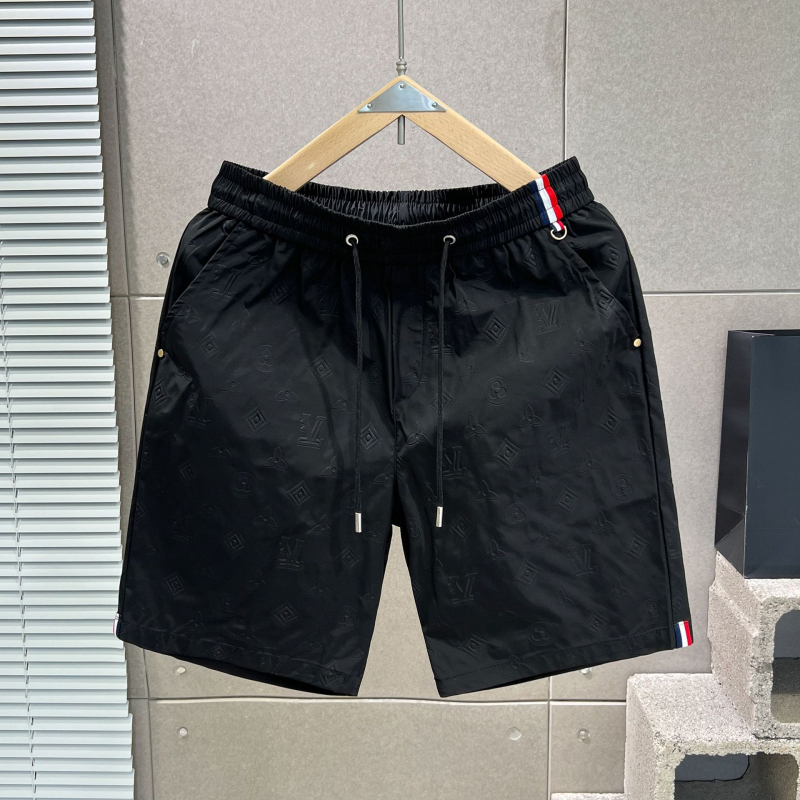 Muški šortsi od poliestera, ravni kroj, korejski stil, 80% glavnog materijala poliester, ljeto 2024