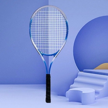 Teniska raketa - okvir od aluminijske legure; pogodna za tenis i badminton; materijal žice: vlaknasta svila; debljina drške: G1; tvrdoća rama: umjerena