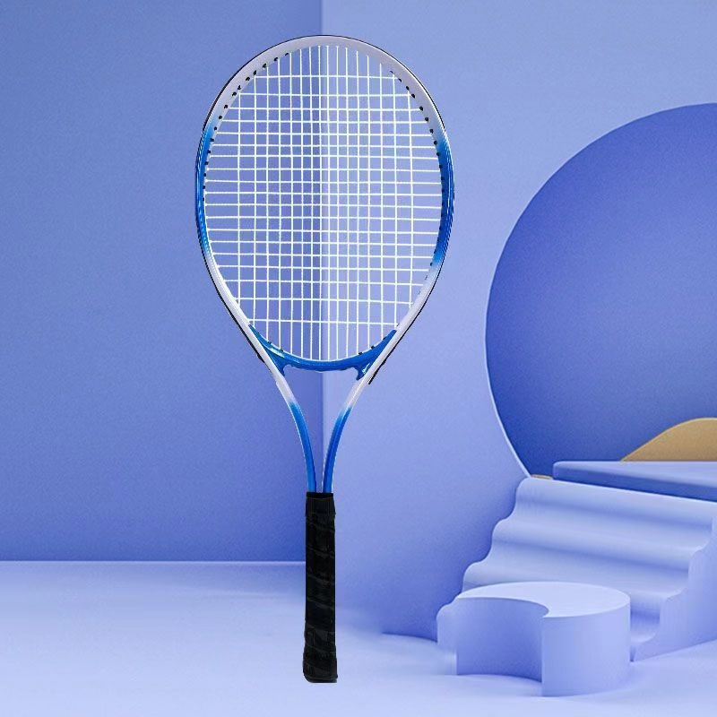 Teniska raketa - okvir od aluminijske legure; pogodna za tenis i badminton; materijal žice: vlaknasta svila; debljina drške: G1; tvrdoća rama: umjerena