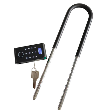 Elektronička U-oblik brava vrata — cinkova legura, otključavanje lozinkom, pogodno za dvostruko otvaranje staklenih vrata, zaštita od krađe.