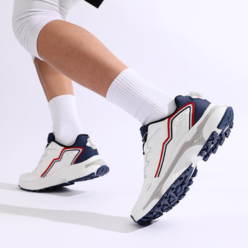 Unisex planinarske tenisice s zatvaranjem rotirajućim gumbom; lagane, protuklizne, otporne na habanje i apsorbiraju šok.