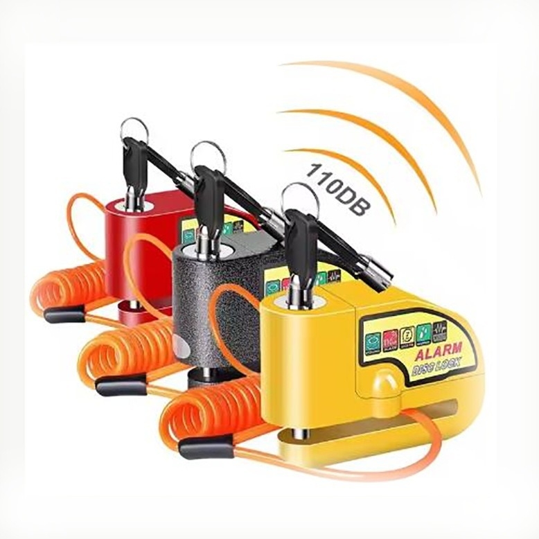 LK603 Diskni sigurnosni blok za motocikl s alarmom, aluminijska legura, Kailun&wheelkai, za električna vozila i motocikle, težina 375 g