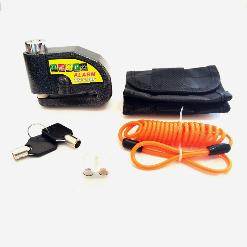 LK603 Diskni sigurnosni blok za motocikl s alarmom, aluminijska legura, Kailun&wheelkai, za električna vozila i motocikle, težina 375 g