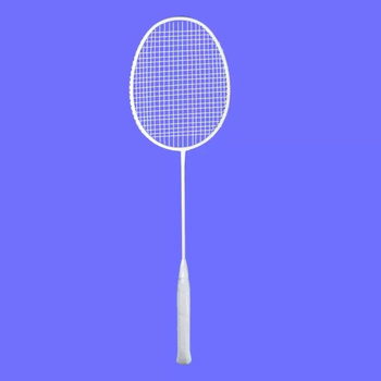 Trening raketa za badminton s okvirom od staklenih vlakana, težina 90–94 g, najlonske žice, srednja tvrdoća, za amaterske juniore