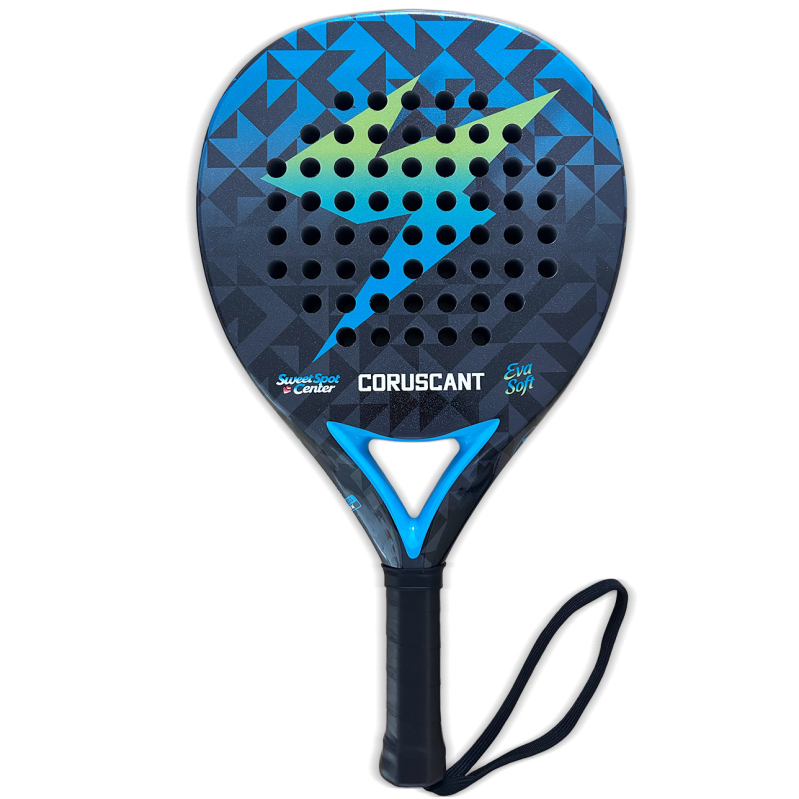 Raketa od karbonskih vlakana za tenis i padel, cage stil, dimenzije 25,5×26 cm, težina 95–100 g, logo moguće prilagoditi, za amatere do naprednih