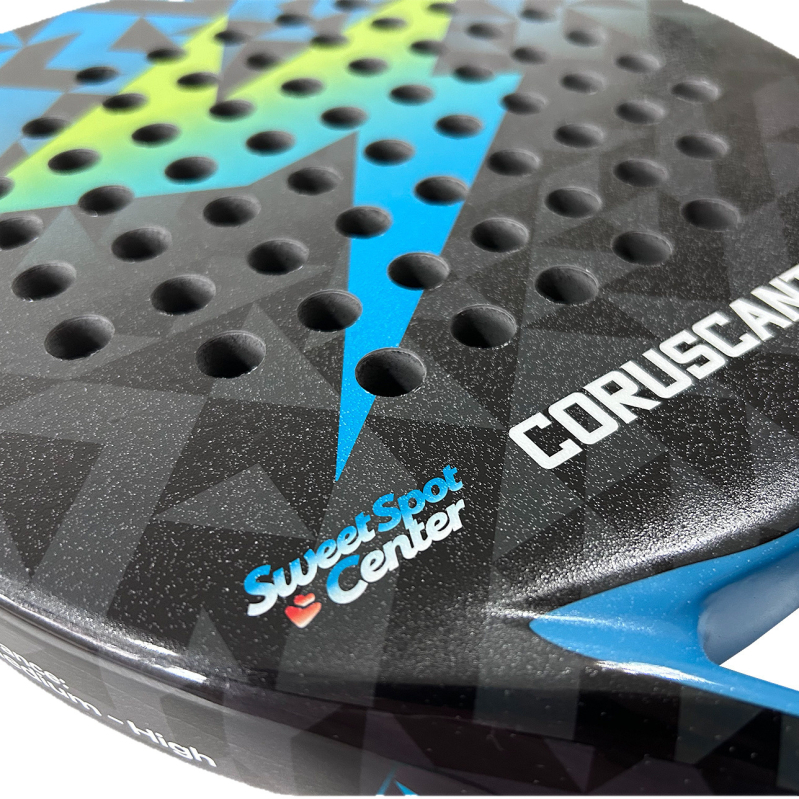 Raketa od karbonskih vlakana za tenis i padel, cage stil, dimenzije 25,5×26 cm, težina 95–100 g, logo moguće prilagoditi, za amatere do naprednih