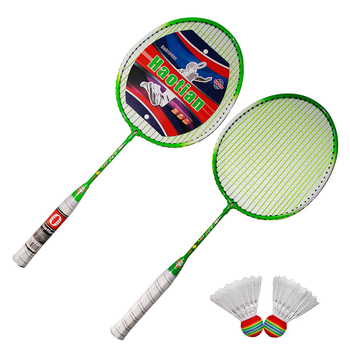 Haotian dječja raketa za badminton, okvir od ferroalata, najlon užad, težina 95-100 g, ravni prečki