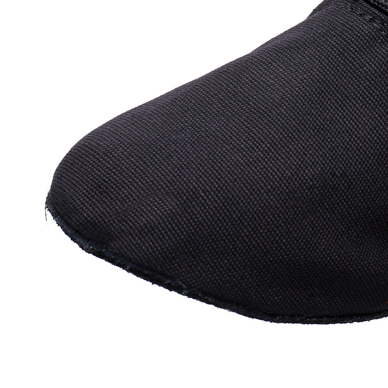Kanvas cipele za odrasle, unisex – visoke džez čizme za ples s velurom na potplati, prozračne, lagane za balet i moderni ples