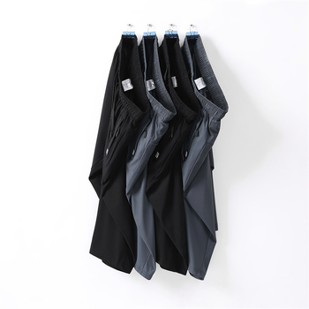 Muške Capri kratke hlače širokog kroja od Ice Silk, brzo se suše, skraćena duljina, za ljeto, sport i plaža